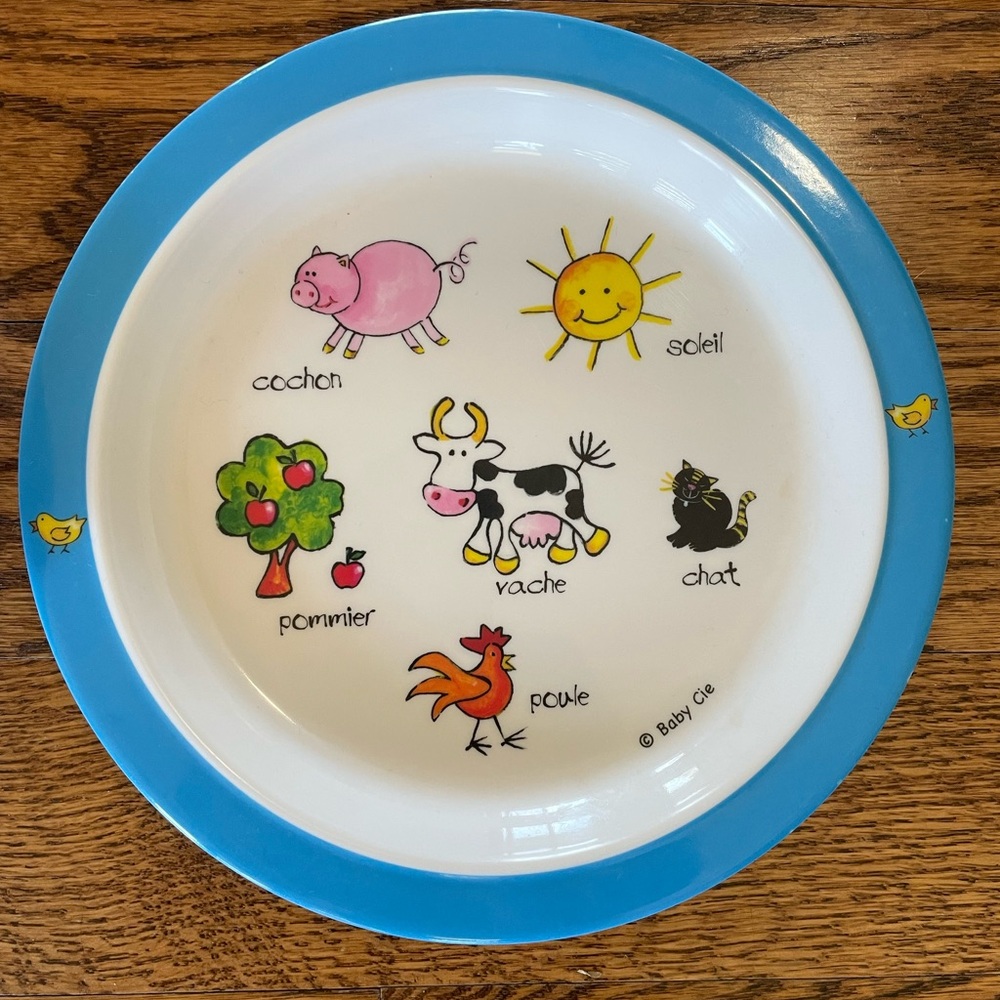 Baby Cie plate, bowl, cup, spoon, and fork - Picture 6 of 13